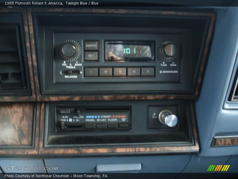 Twilight Blue / Blue 1988 Plymouth Reliant K America