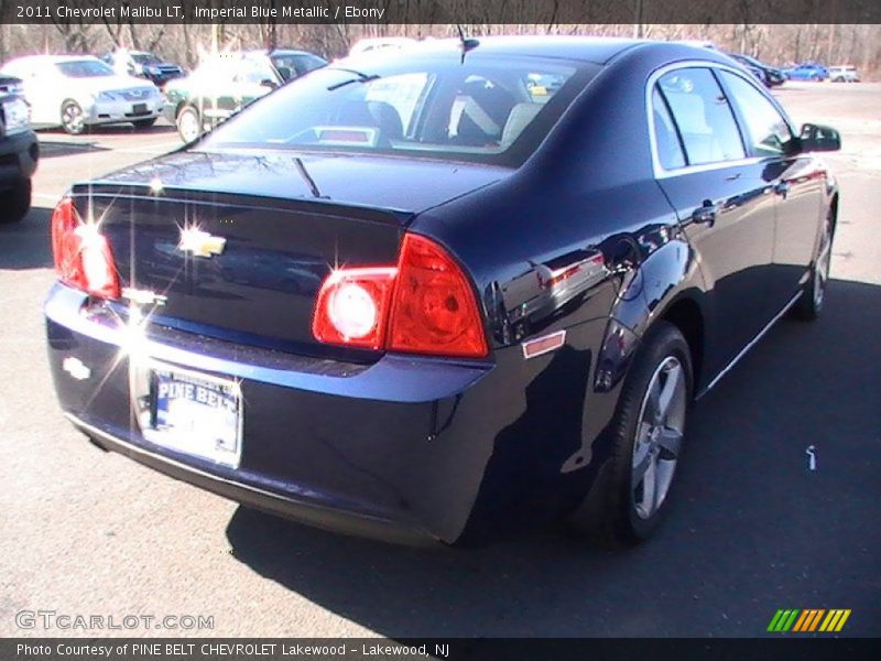 Imperial Blue Metallic / Ebony 2011 Chevrolet Malibu LT