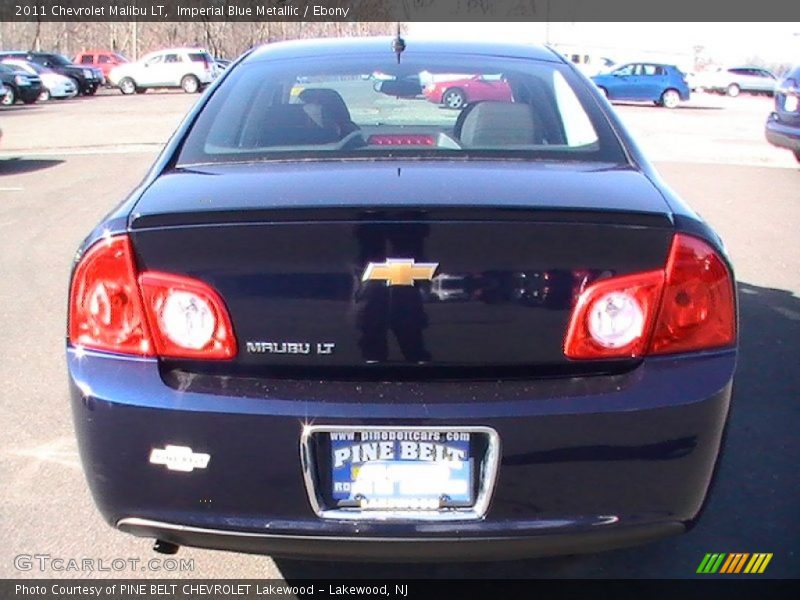Imperial Blue Metallic / Ebony 2011 Chevrolet Malibu LT