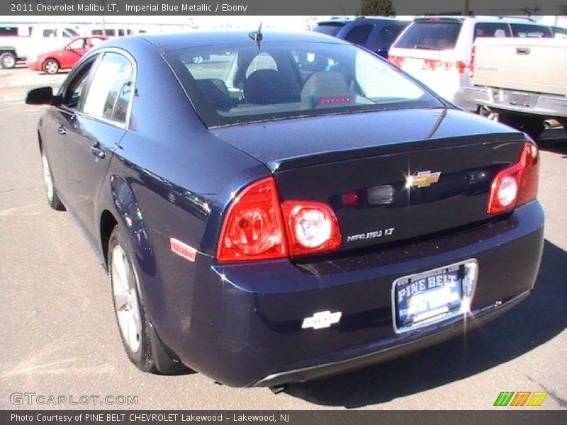 Imperial Blue Metallic / Ebony 2011 Chevrolet Malibu LT
