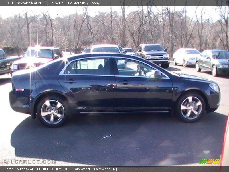 Imperial Blue Metallic / Ebony 2011 Chevrolet Malibu LT