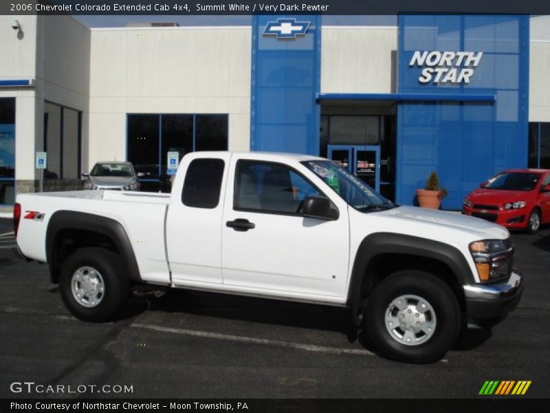 Summit White / Very Dark Pewter 2006 Chevrolet Colorado Extended Cab 4x4