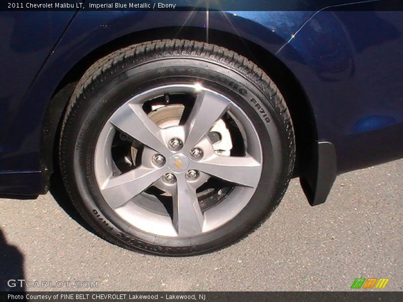Imperial Blue Metallic / Ebony 2011 Chevrolet Malibu LT