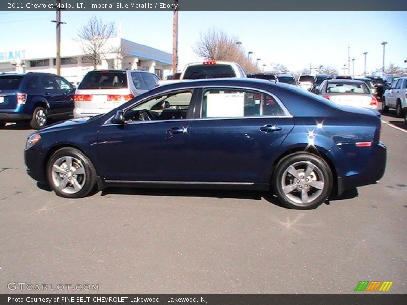 Imperial Blue Metallic / Ebony 2011 Chevrolet Malibu LT