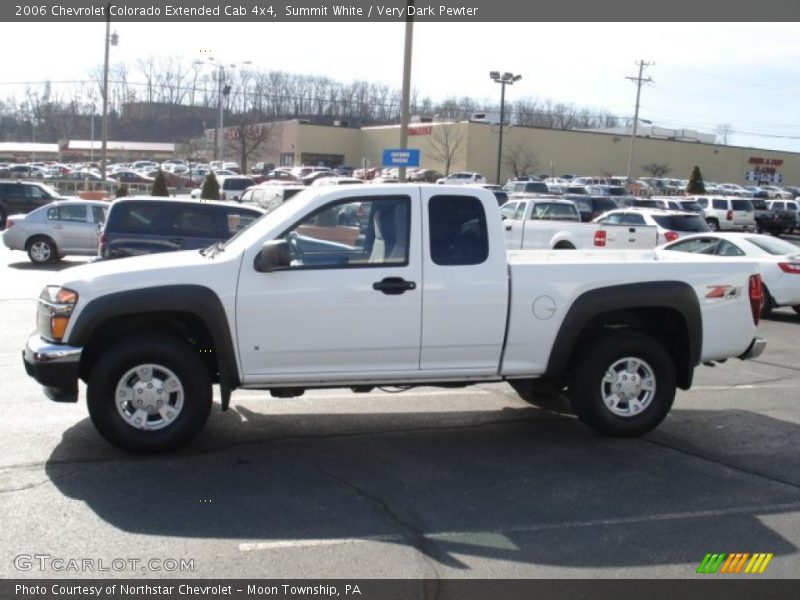 Summit White / Very Dark Pewter 2006 Chevrolet Colorado Extended Cab 4x4