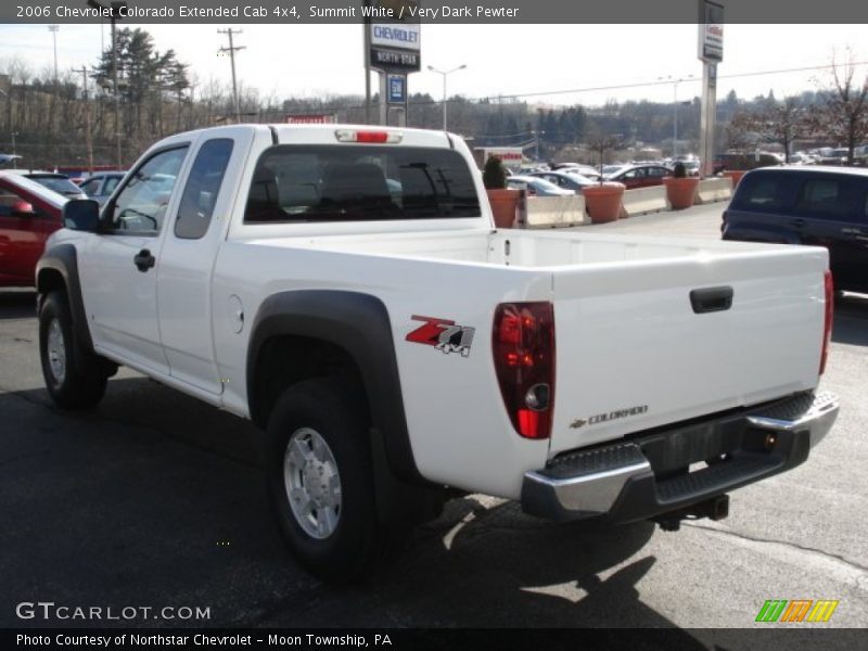 Summit White / Very Dark Pewter 2006 Chevrolet Colorado Extended Cab 4x4