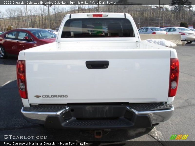 Summit White / Very Dark Pewter 2006 Chevrolet Colorado Extended Cab 4x4