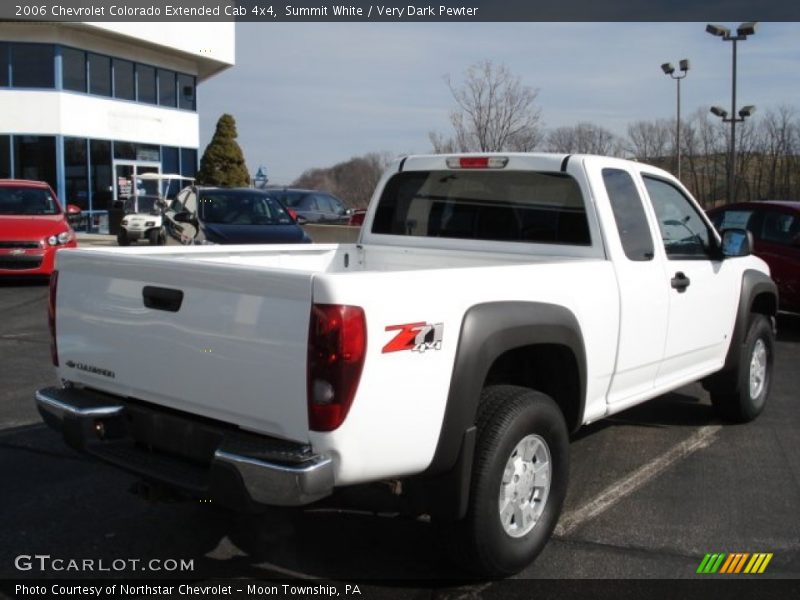 Summit White / Very Dark Pewter 2006 Chevrolet Colorado Extended Cab 4x4