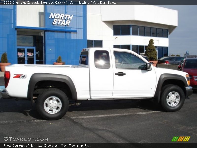Summit White / Very Dark Pewter 2006 Chevrolet Colorado Extended Cab 4x4
