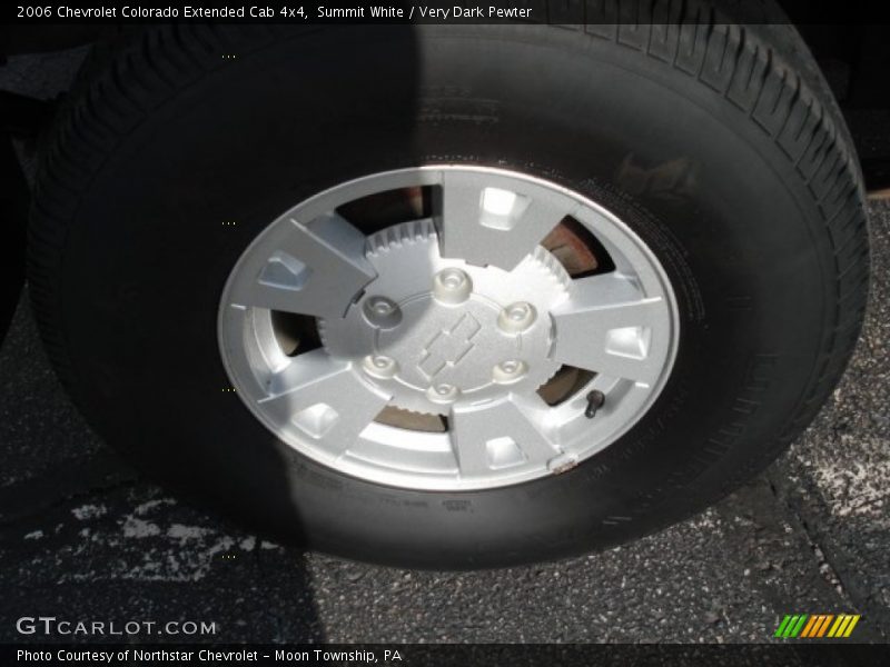 Summit White / Very Dark Pewter 2006 Chevrolet Colorado Extended Cab 4x4