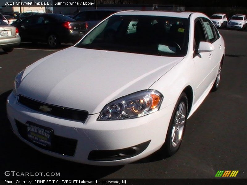 Summit White / Ebony 2011 Chevrolet Impala LT