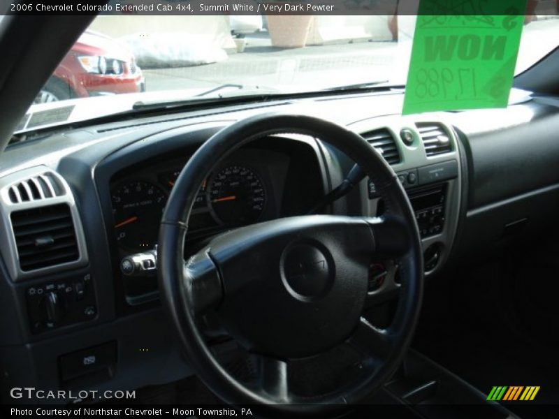 Summit White / Very Dark Pewter 2006 Chevrolet Colorado Extended Cab 4x4