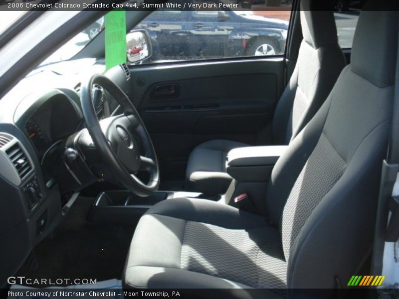 Summit White / Very Dark Pewter 2006 Chevrolet Colorado Extended Cab 4x4