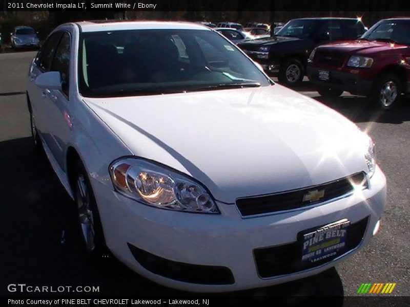 Summit White / Ebony 2011 Chevrolet Impala LT