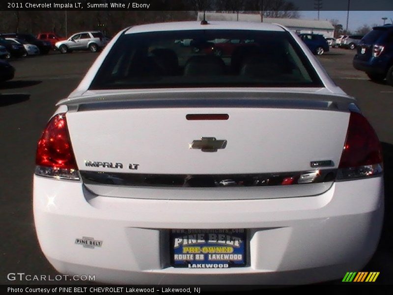 Summit White / Ebony 2011 Chevrolet Impala LT
