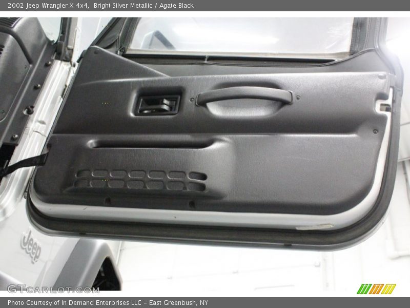 Bright Silver Metallic / Agate Black 2002 Jeep Wrangler X 4x4