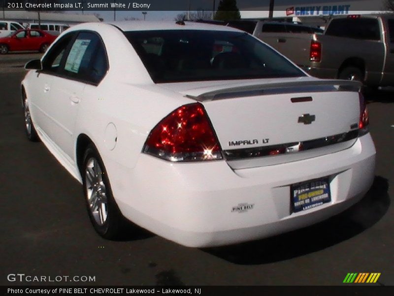 Summit White / Ebony 2011 Chevrolet Impala LT
