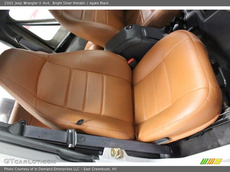 Bright Silver Metallic / Agate Black 2002 Jeep Wrangler X 4x4