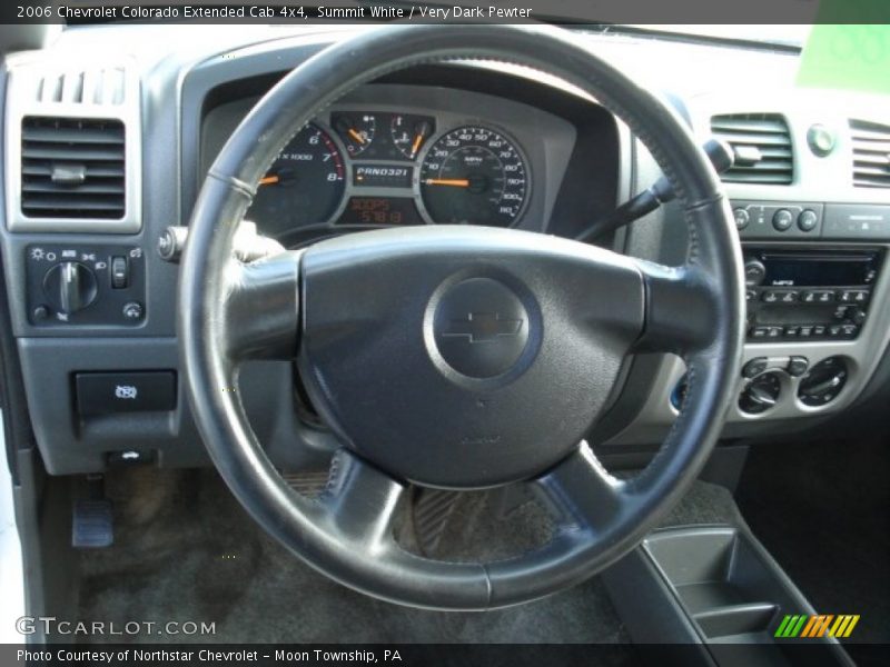 Summit White / Very Dark Pewter 2006 Chevrolet Colorado Extended Cab 4x4