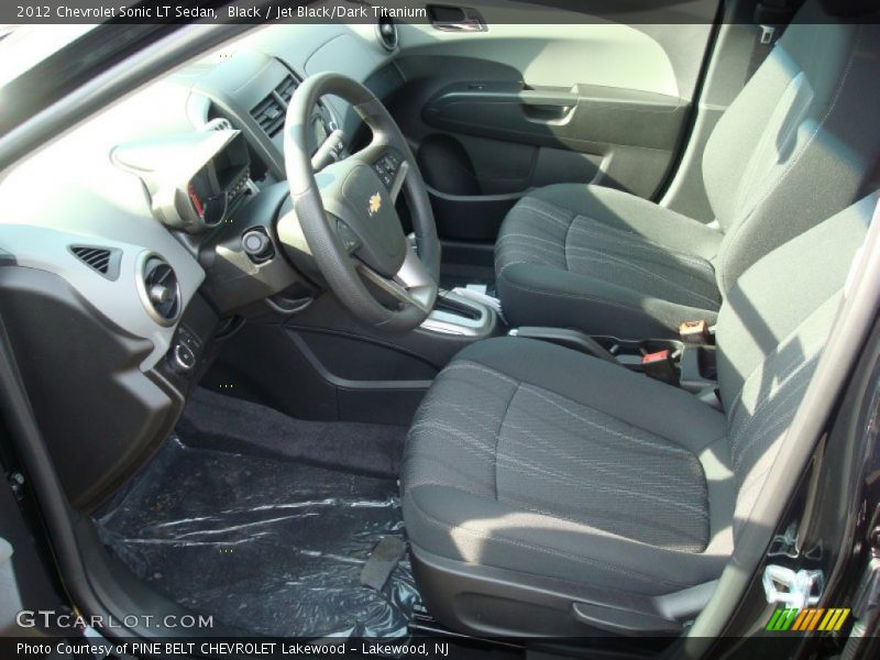 Black / Jet Black/Dark Titanium 2012 Chevrolet Sonic LT Sedan
