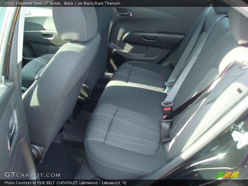 Black / Jet Black/Dark Titanium 2012 Chevrolet Sonic LT Sedan
