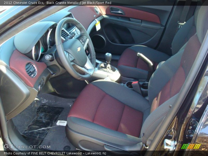 Front Seat of 2012 Cruze Eco