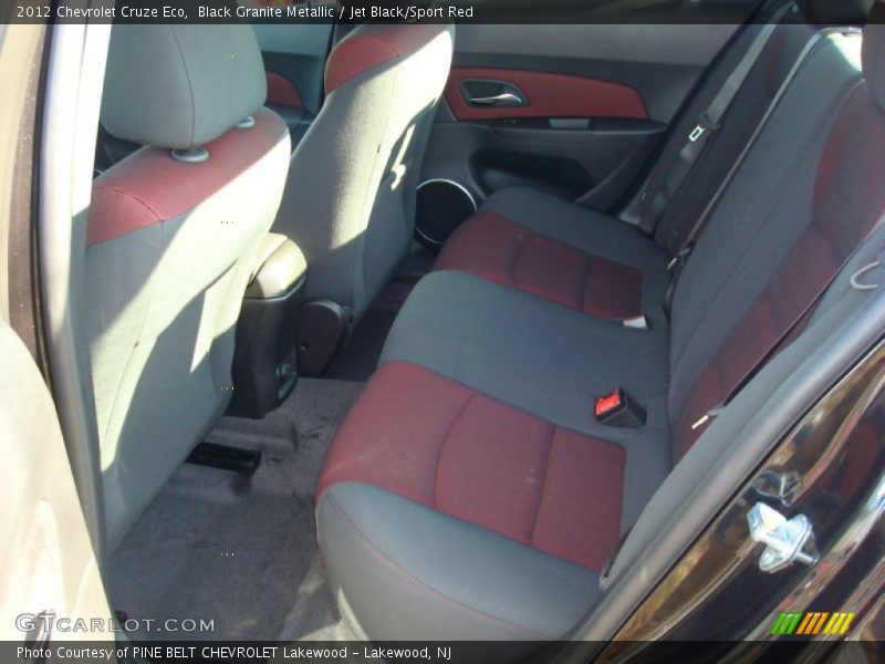 Rear Seat of 2012 Cruze Eco