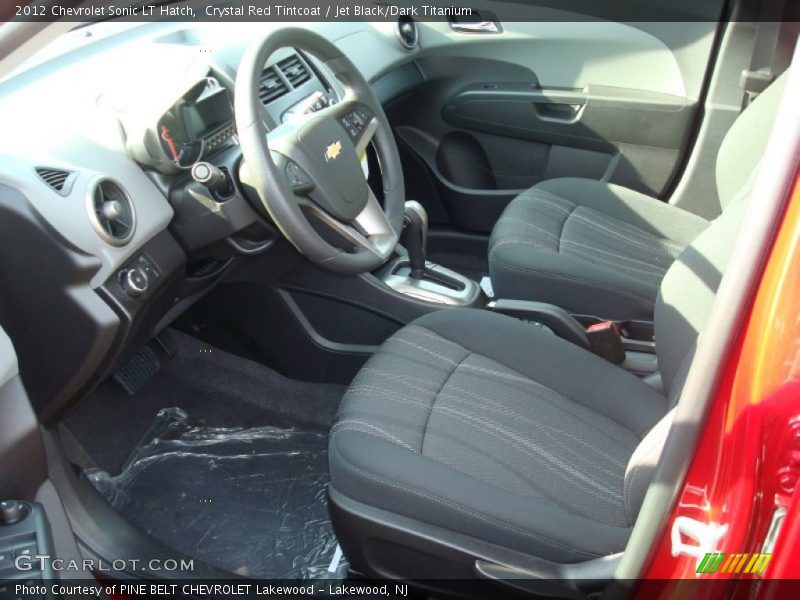 Crystal Red Tintcoat / Jet Black/Dark Titanium 2012 Chevrolet Sonic LT Hatch