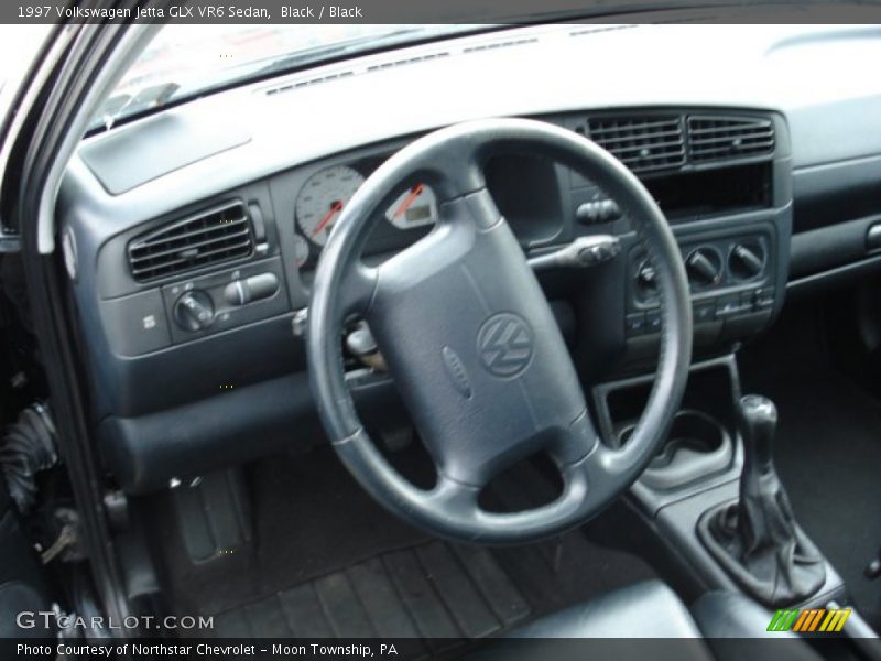 Black / Black 1997 Volkswagen Jetta GLX VR6 Sedan