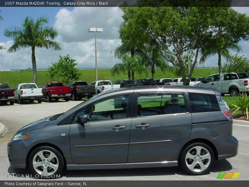 Galaxy Gray Mica / Black 2007 Mazda MAZDA5 Touring