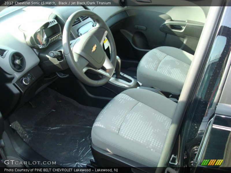 Black / Jet Black/Dark Titanium 2012 Chevrolet Sonic LS Hatch