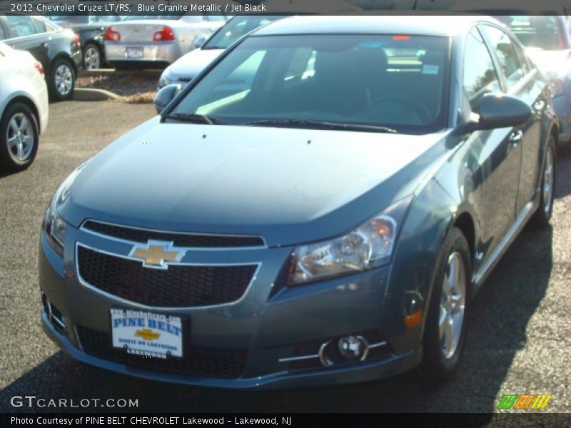 Blue Granite Metallic / Jet Black 2012 Chevrolet Cruze LT/RS