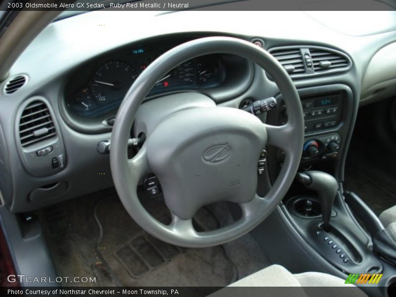 Ruby Red Metallic / Neutral 2003 Oldsmobile Alero GX Sedan