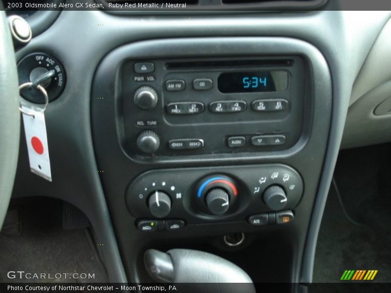 Ruby Red Metallic / Neutral 2003 Oldsmobile Alero GX Sedan