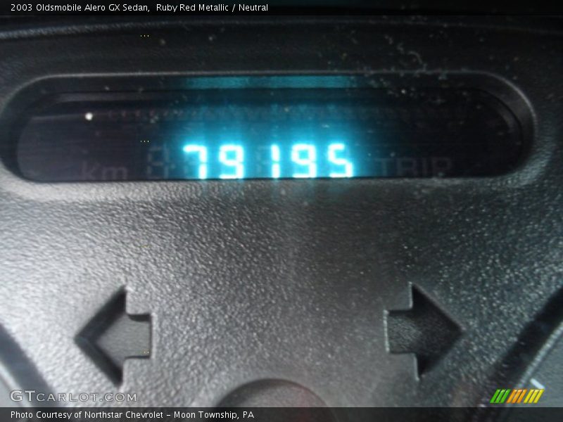 Ruby Red Metallic / Neutral 2003 Oldsmobile Alero GX Sedan