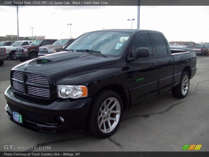 Black / Dark Slate Gray 2005 Dodge Ram 1500 SRT-10 Quad Cab