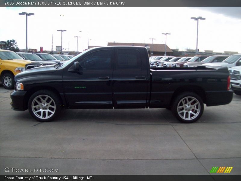 Black / Dark Slate Gray 2005 Dodge Ram 1500 SRT-10 Quad Cab