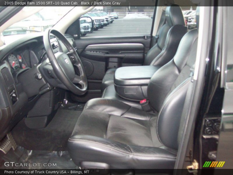  2005 Ram 1500 SRT-10 Quad Cab Dark Slate Gray Interior