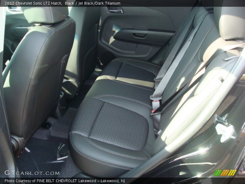 Black / Jet Black/Dark Titanium 2012 Chevrolet Sonic LTZ Hatch