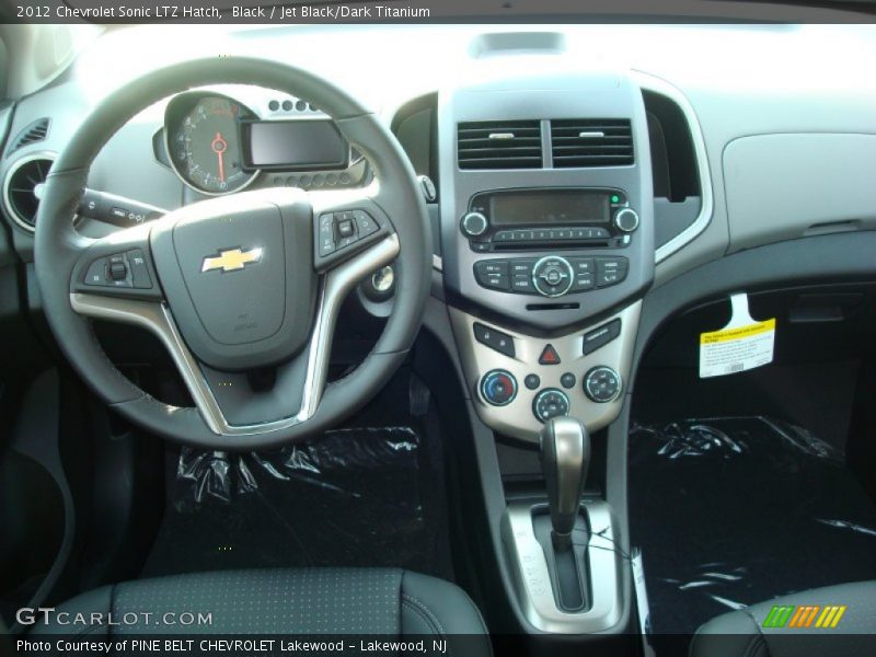 Black / Jet Black/Dark Titanium 2012 Chevrolet Sonic LTZ Hatch