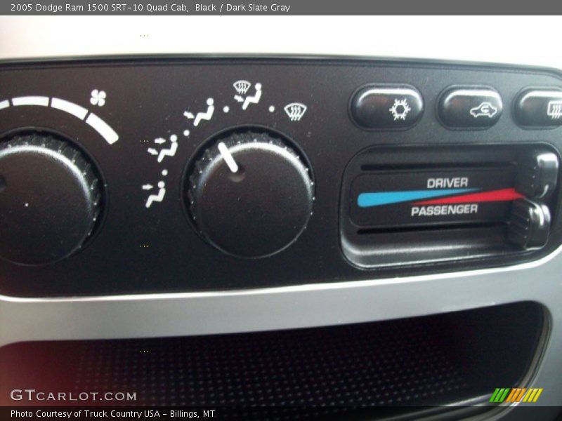 Black / Dark Slate Gray 2005 Dodge Ram 1500 SRT-10 Quad Cab