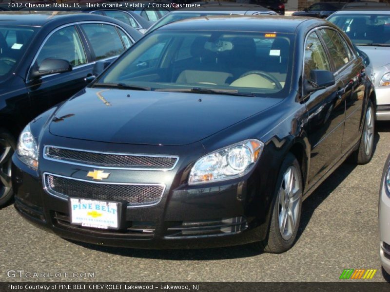 Black Granite Metallic / Cocoa/Cashmere 2012 Chevrolet Malibu LS