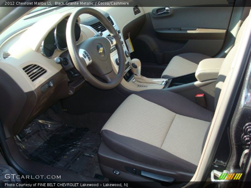Black Granite Metallic / Cocoa/Cashmere 2012 Chevrolet Malibu LS