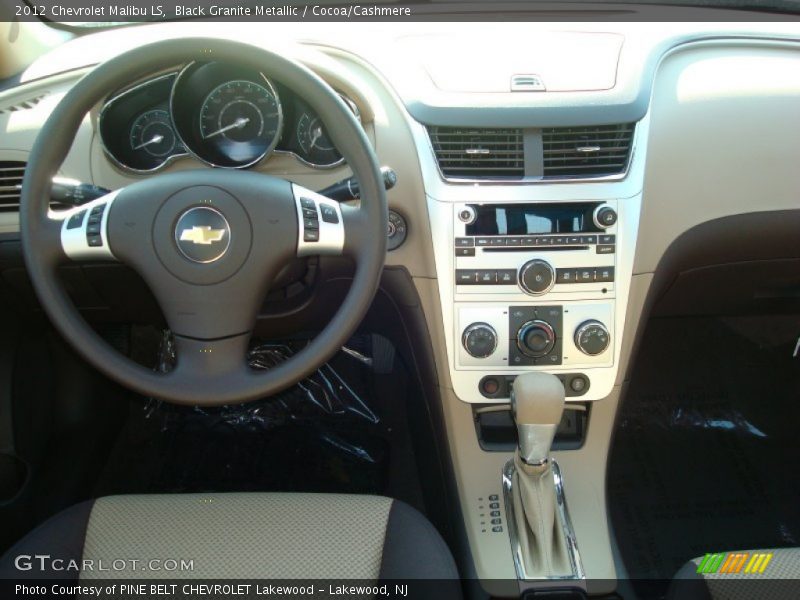 Black Granite Metallic / Cocoa/Cashmere 2012 Chevrolet Malibu LS