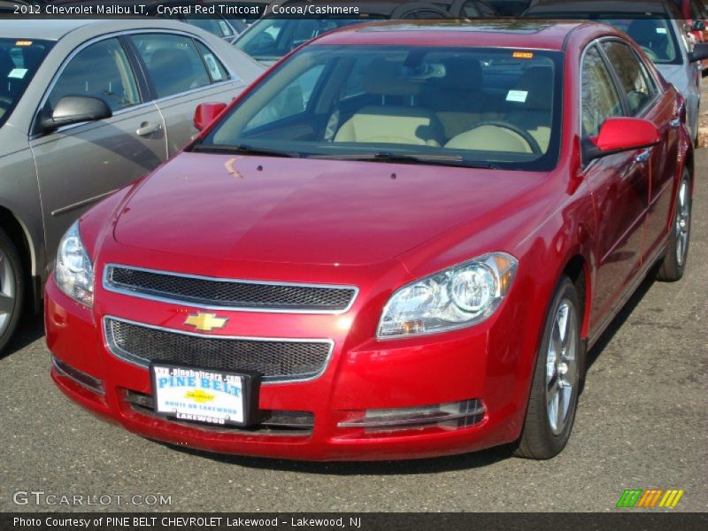 Crystal Red Tintcoat / Cocoa/Cashmere 2012 Chevrolet Malibu LT