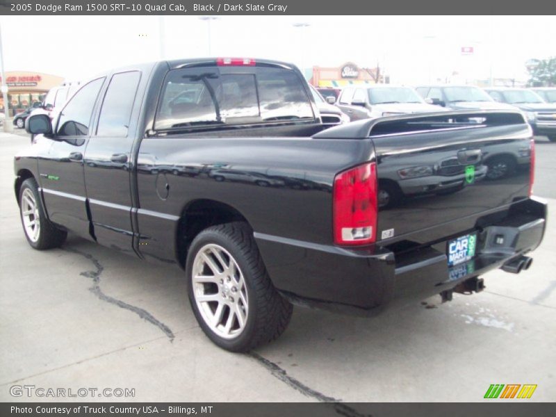 Black / Dark Slate Gray 2005 Dodge Ram 1500 SRT-10 Quad Cab