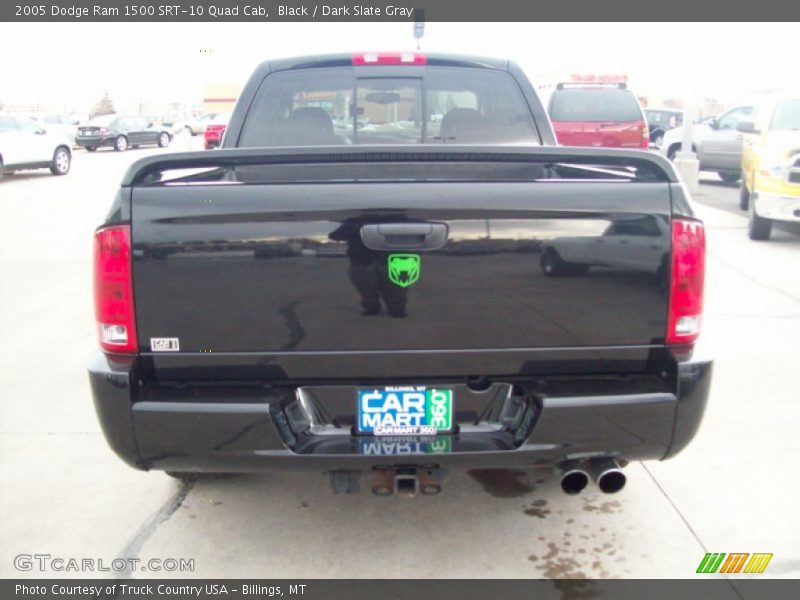 Black / Dark Slate Gray 2005 Dodge Ram 1500 SRT-10 Quad Cab