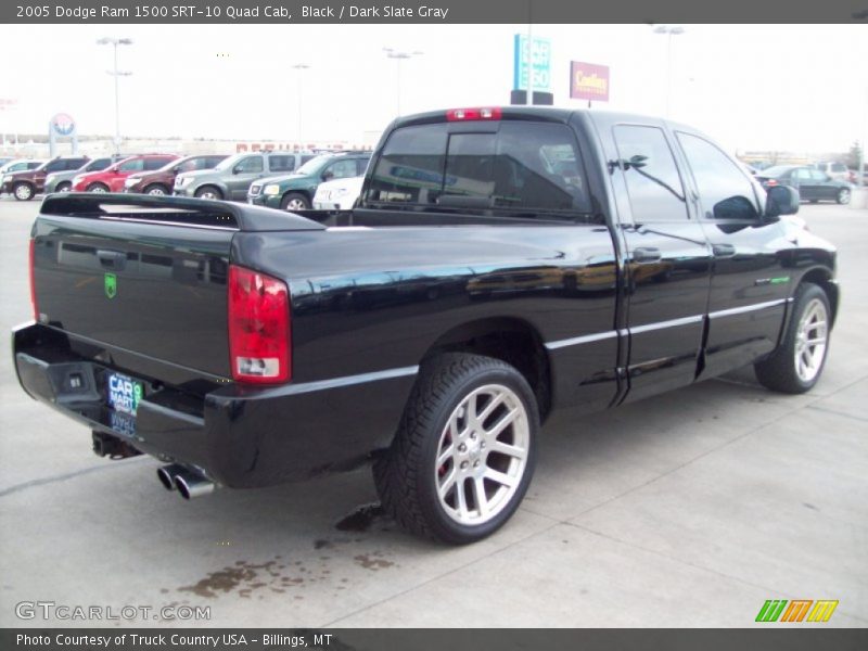 Black / Dark Slate Gray 2005 Dodge Ram 1500 SRT-10 Quad Cab