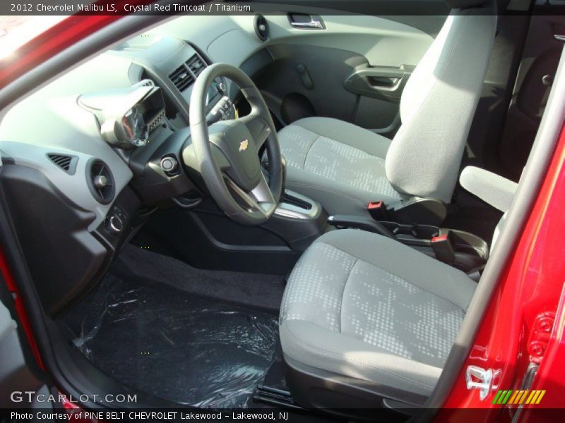 Crystal Red Tintcoat / Titanium 2012 Chevrolet Malibu LS