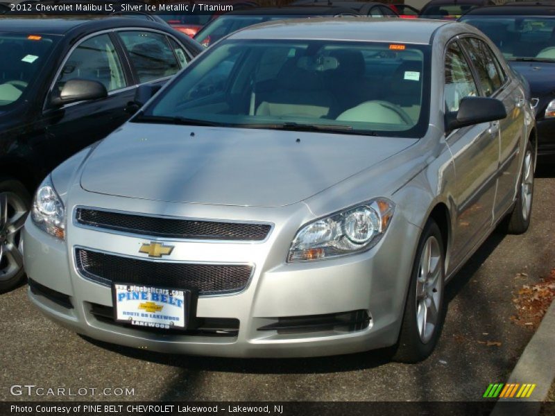 Silver Ice Metallic / Titanium 2012 Chevrolet Malibu LS